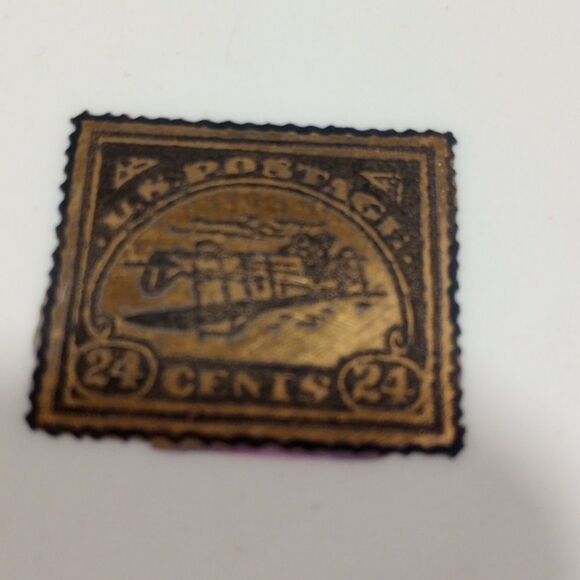 Vintage Wheeling Postage Stamp Ceramic 6 X 6 Tile - Picture 4 of 10